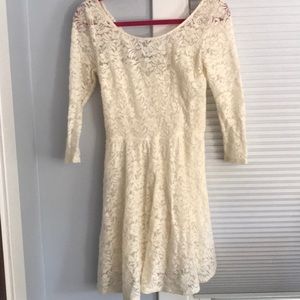 Abercrombie Cream Lace Dress size 6